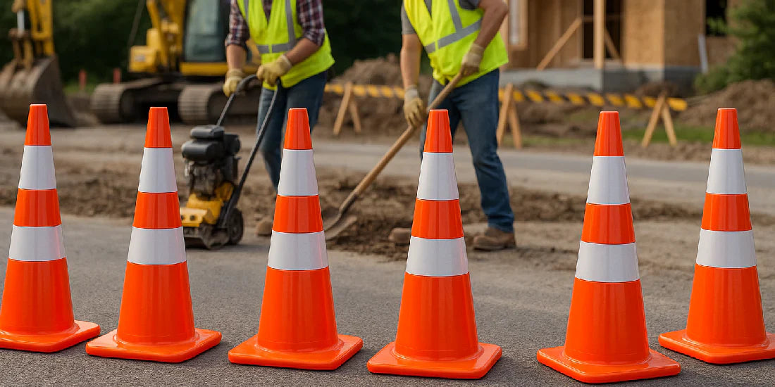 Street Orange Cones Essential Tools for Road Safety