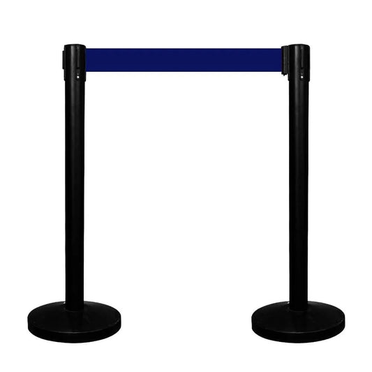 2pcs Retractable Blue Belt