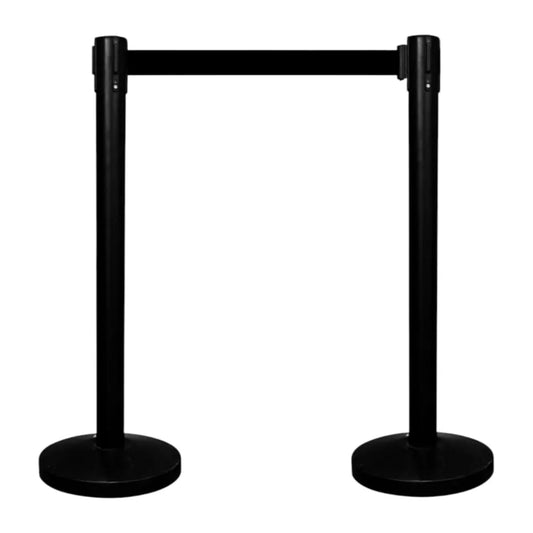 2pcs Stanchion Post Black