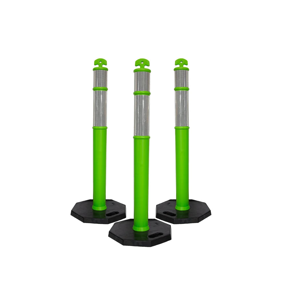 3pcs Green Road Delineator