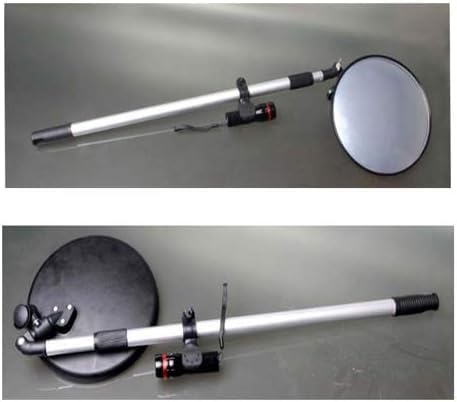 Portable Vehicle Under Search Mirror With Torch
