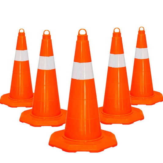 PVC Traffic Cone with Reflective Collar