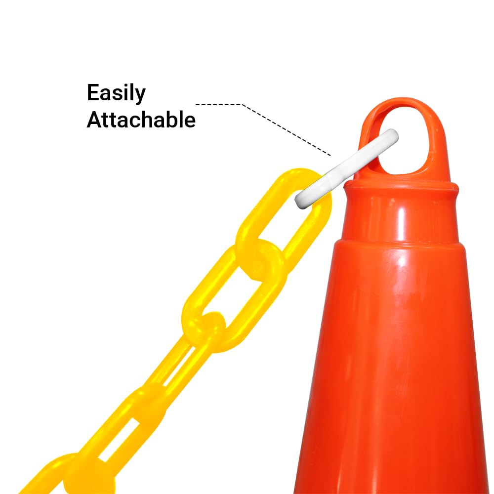 Crowd Control Plastic Chain, Easily Attachable