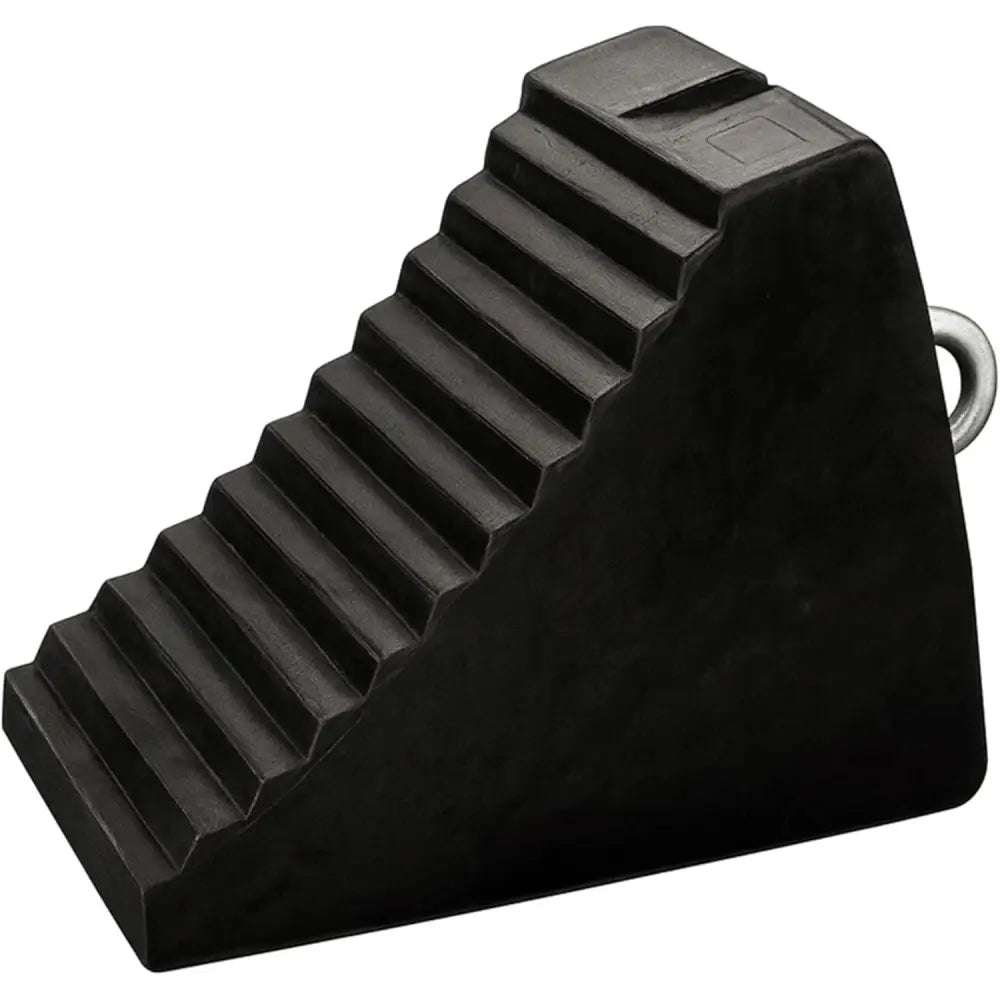 Cale de roue noire en caoutchouc de 5 kg | 11 lb | Cale robuste