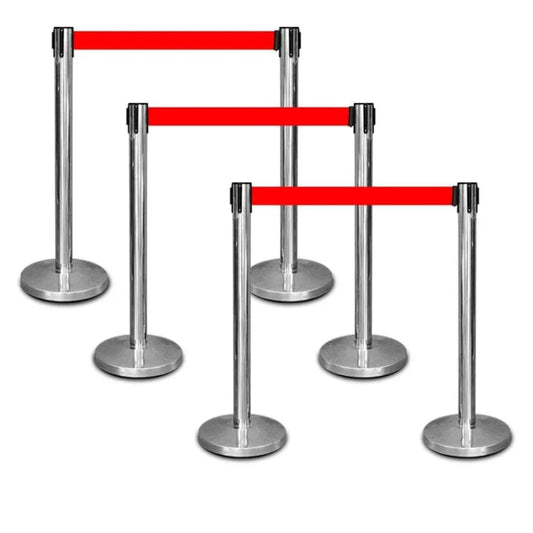 6pcs Retractable Barrier