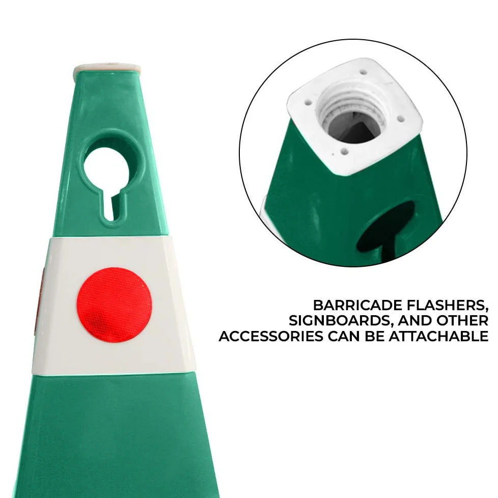 High visibility road cone for traffic control