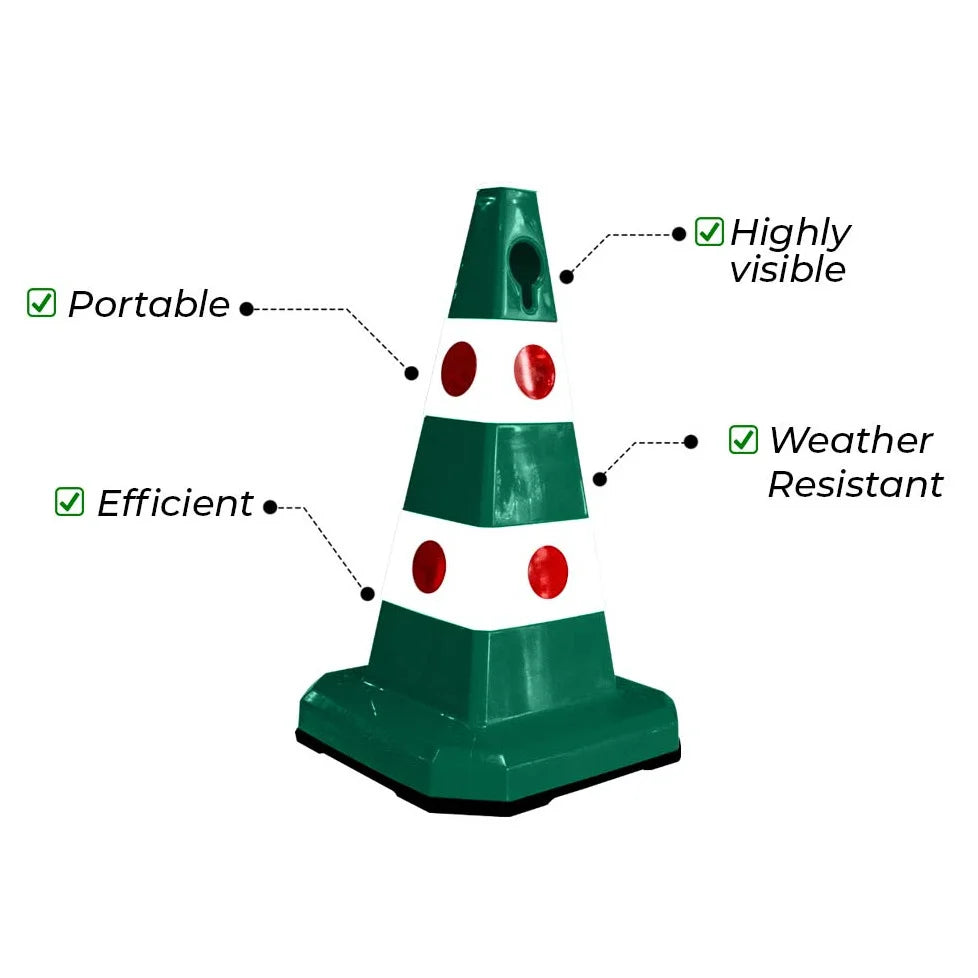 High visibility road cone for traffic control