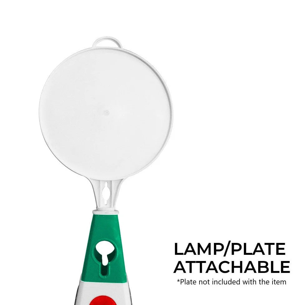 Traffic cone attachable lamp