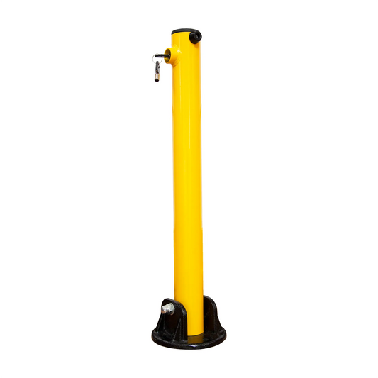 Parking Lock Metal - Yellow | Screw Fixing with 2 Key Lock
