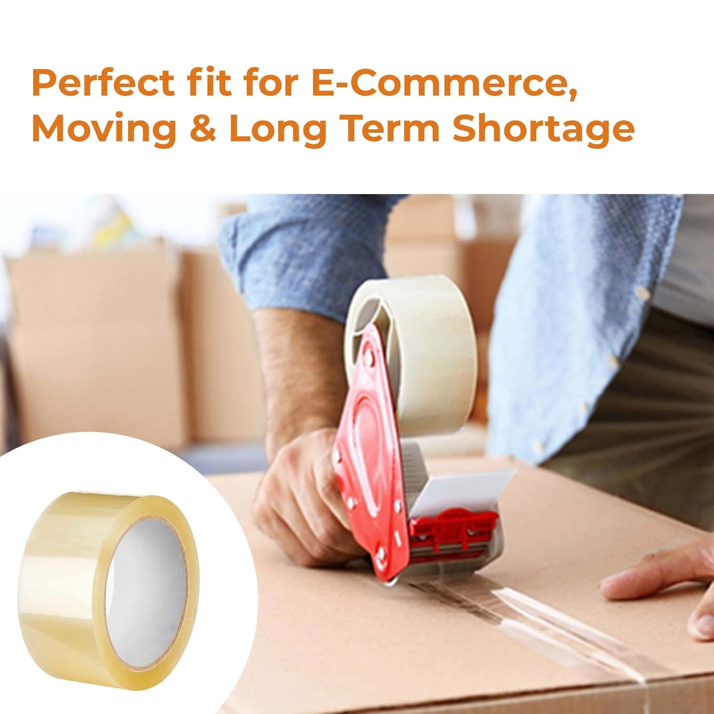 Multipurpose Adhesive Clear Tape