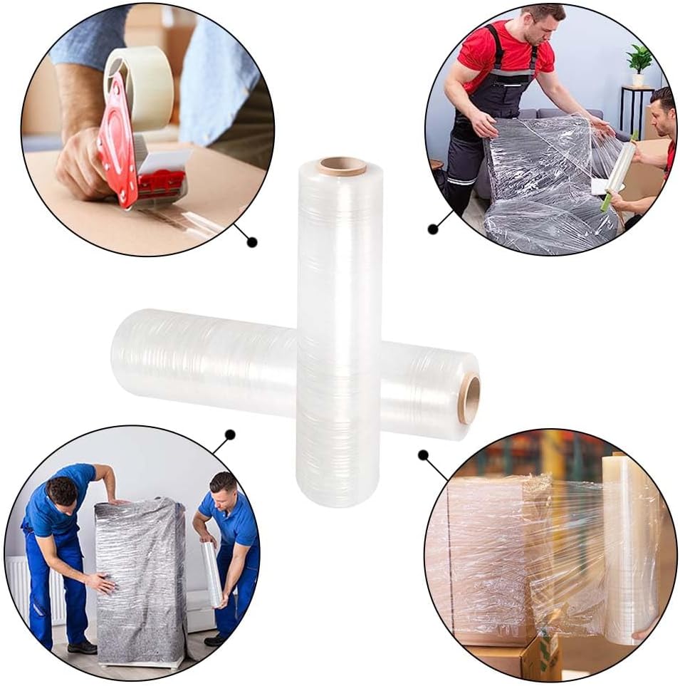 Transparent plastic wrap