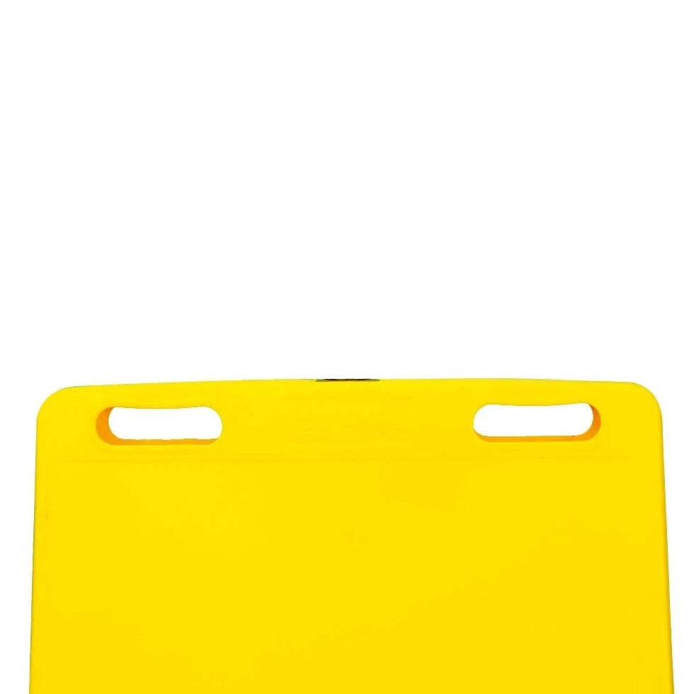 Pavement Sign Road Barrier - Yellow
