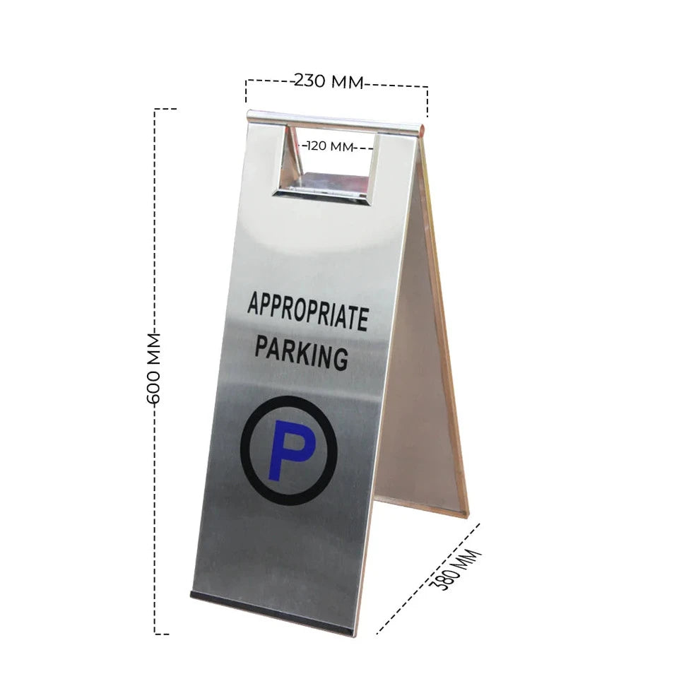 Stainless Steel Appropriate Parking Sign