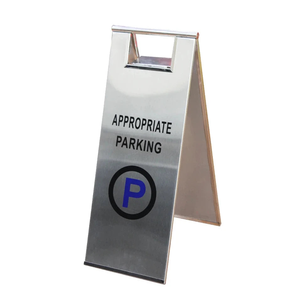 Stainless Steel Appropriate Parking Sign