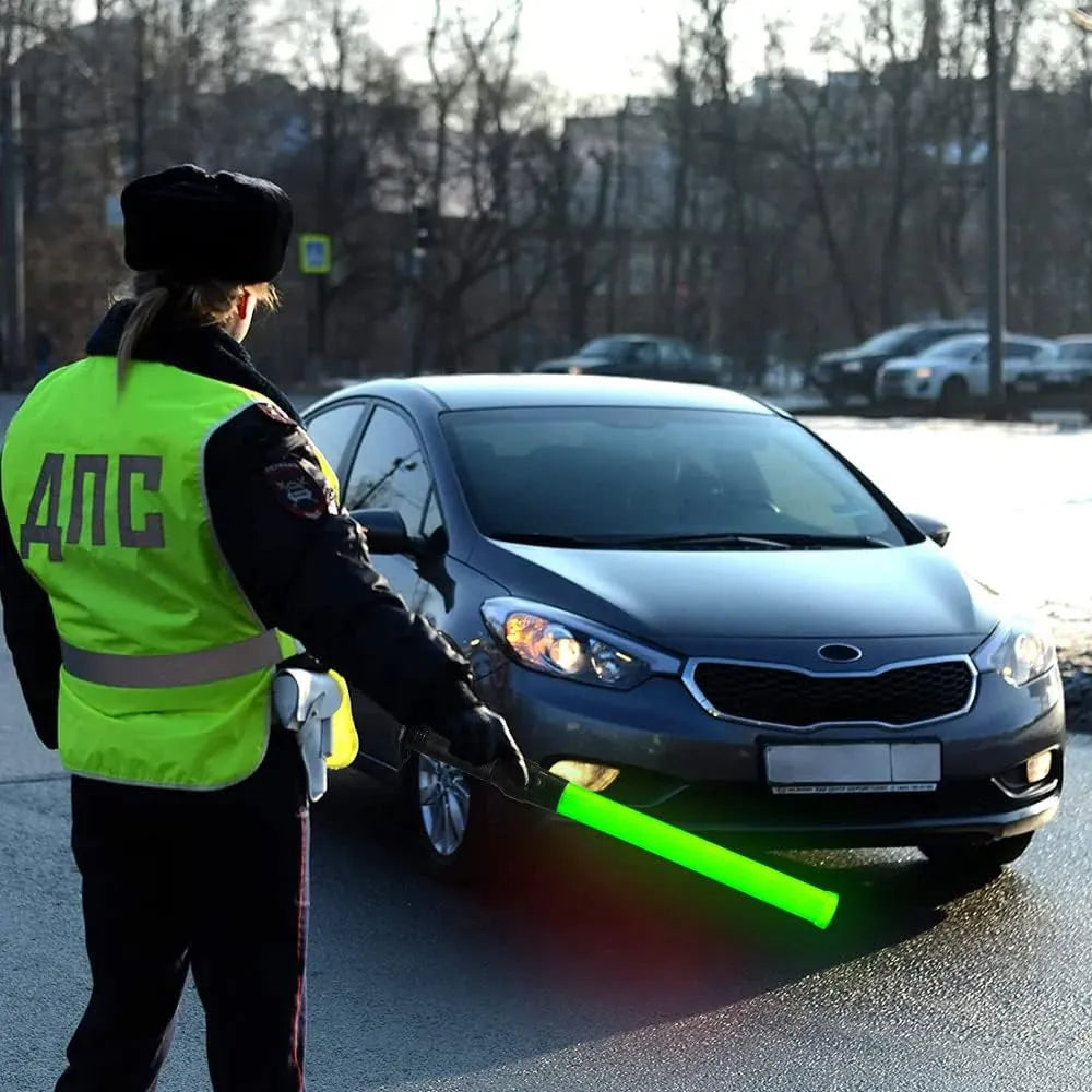 Red and Green Baton