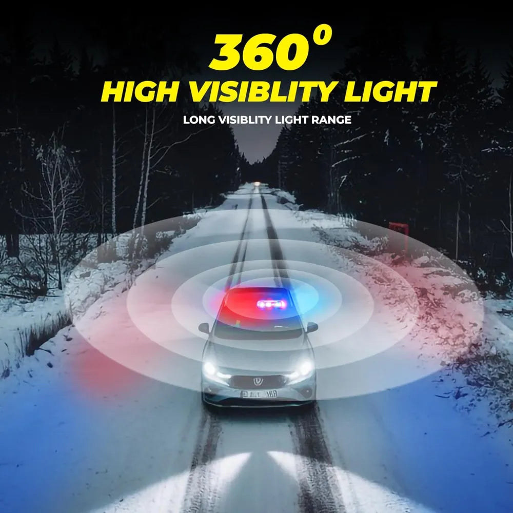 360-degree high visibility light display