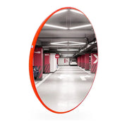 Miroir convexe de sécurité intérieur orange de 60 cm (24 po)
