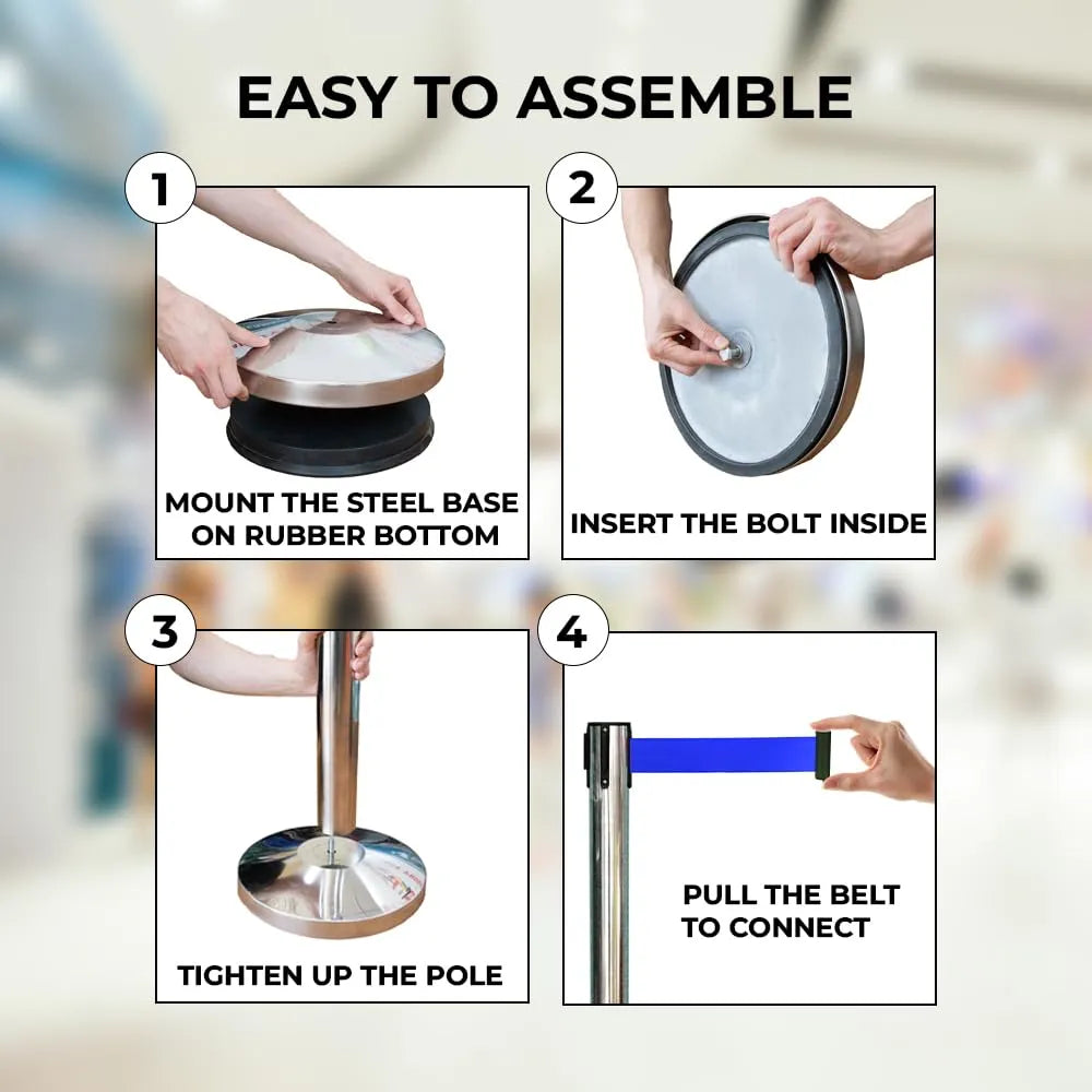 Retractable Crowd Barrier