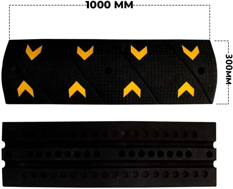 Speed bump cable protector