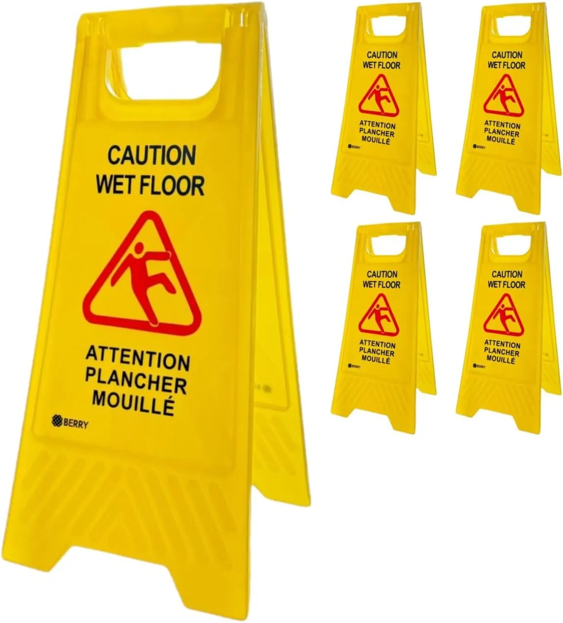 Caution wet floor sign