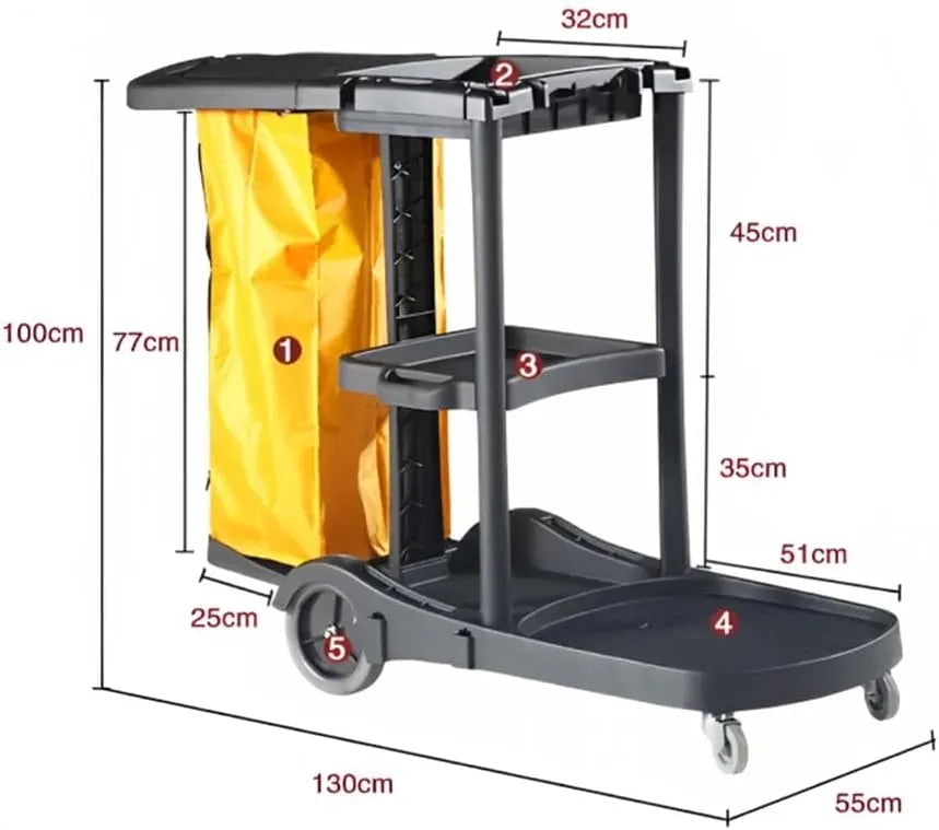 Cleaning Cart Dimensions