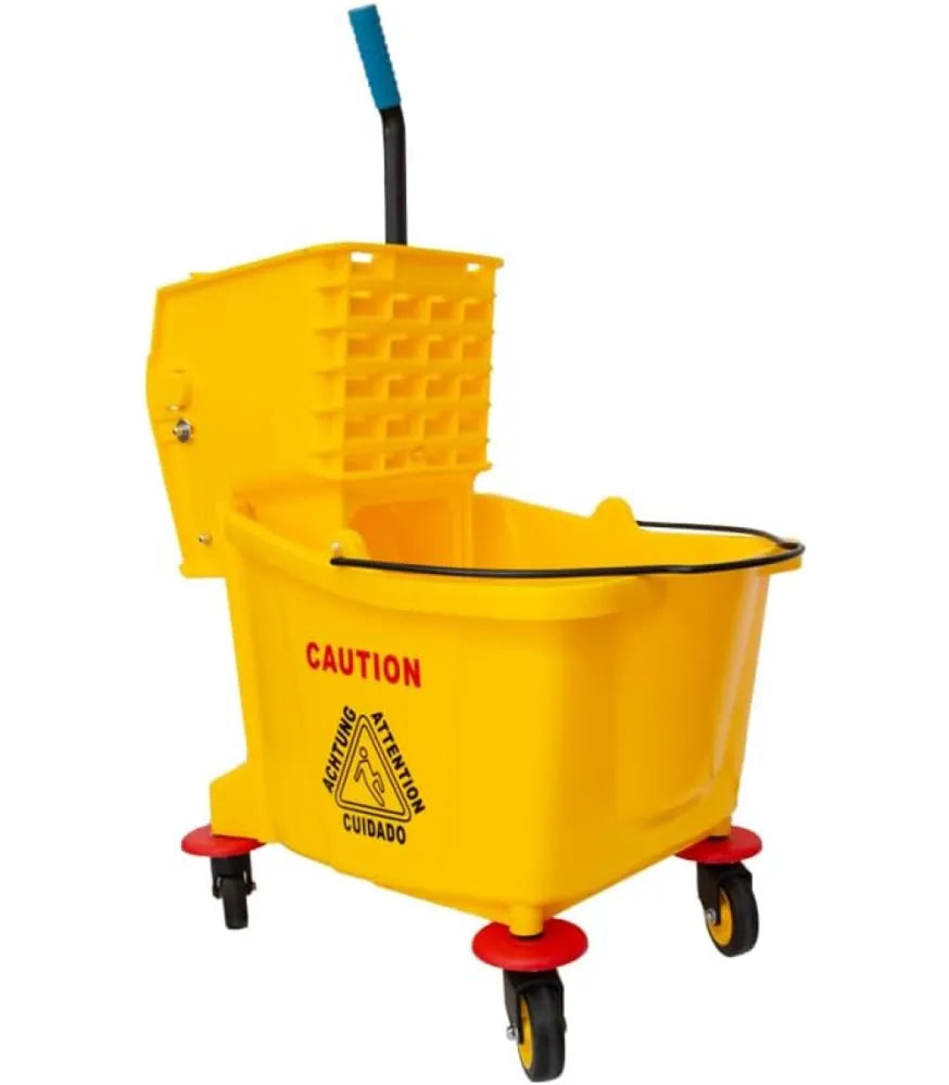 Commercial Janitorial Cart Yellow