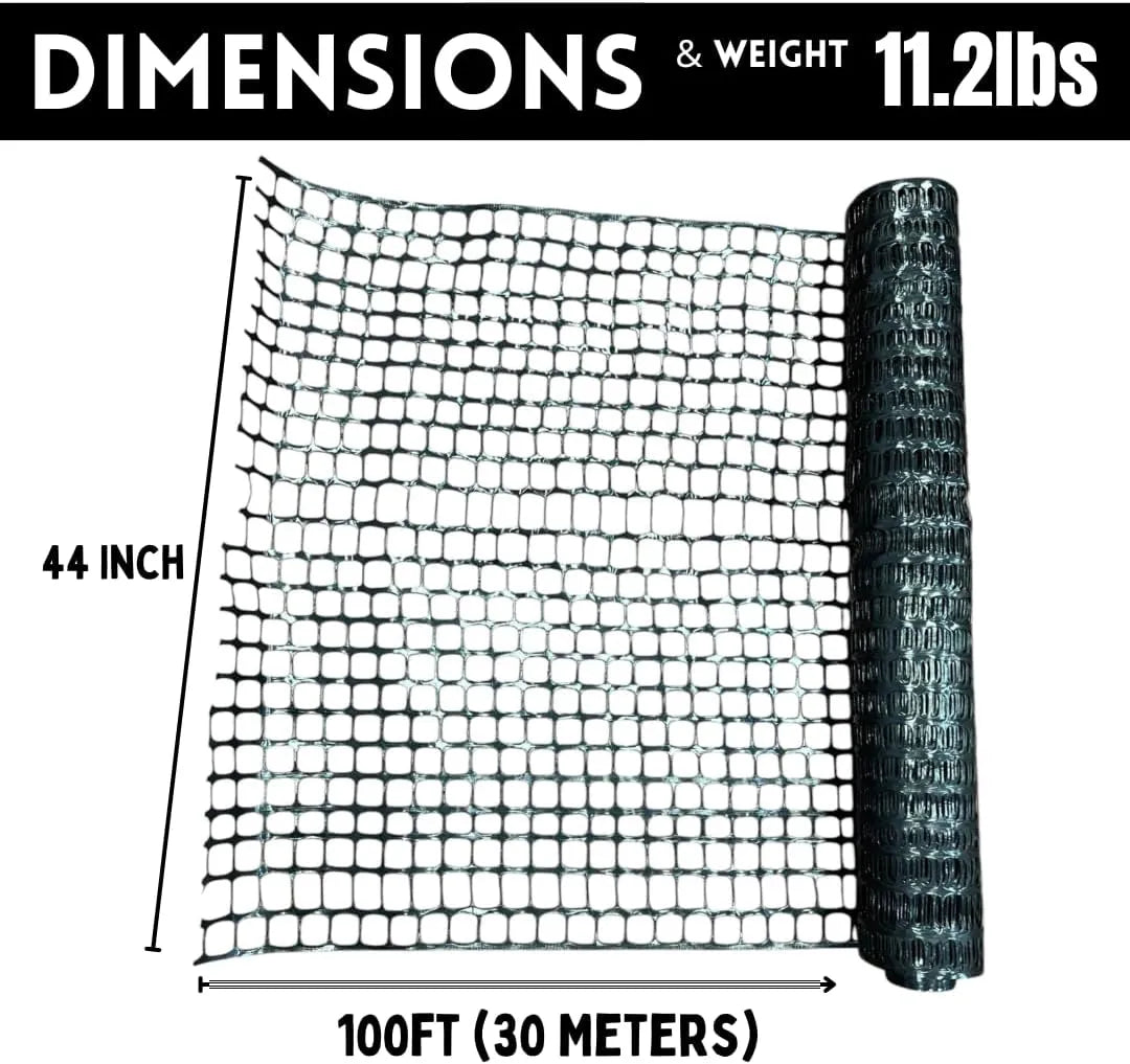 construction mesh netting black
