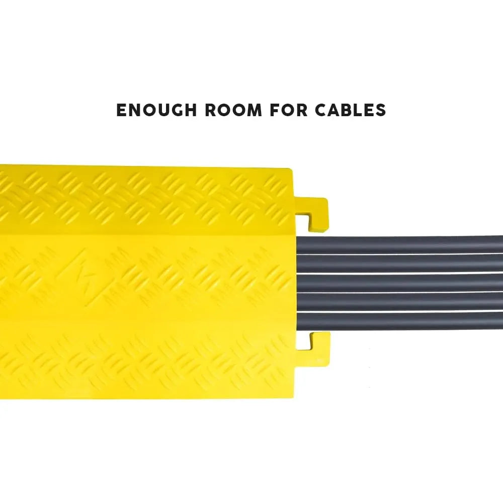 Yellow cable protector cover