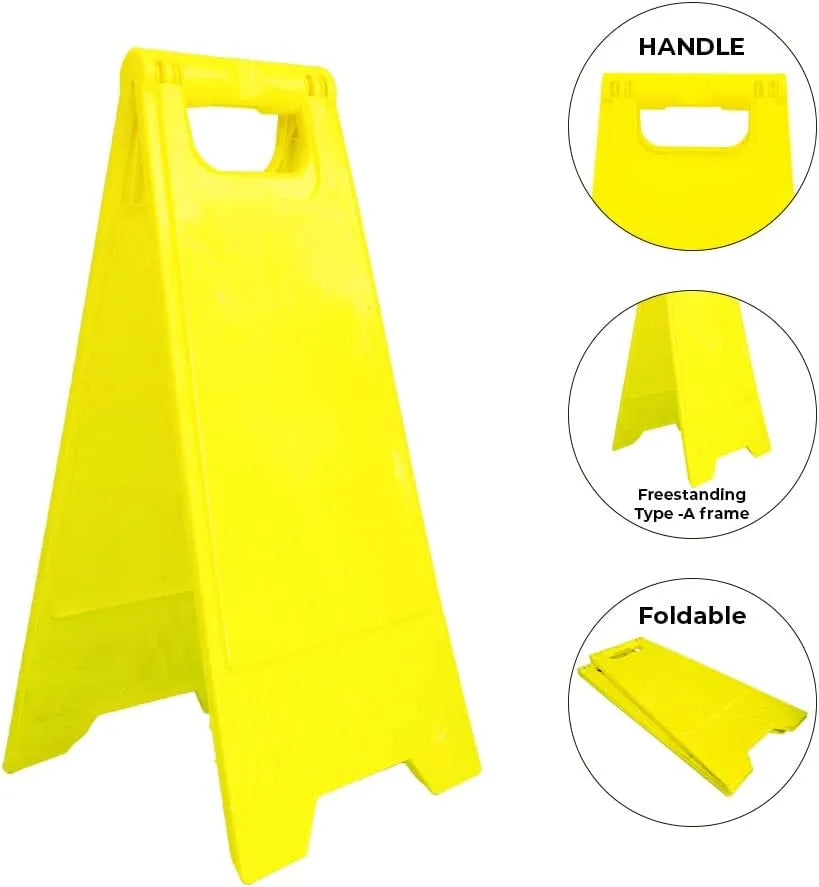 Foldable blank sign