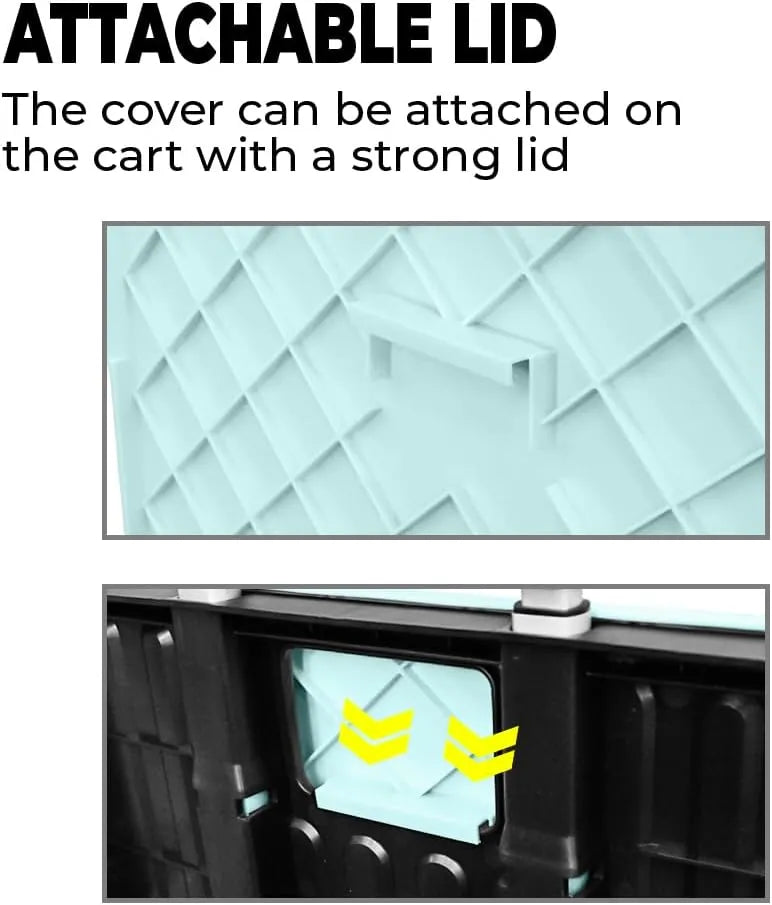 Foldable plastic cart from Birigroupca