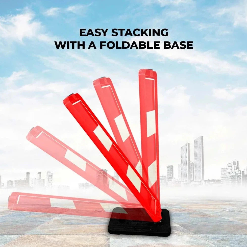 Channelizer With Foldable Base