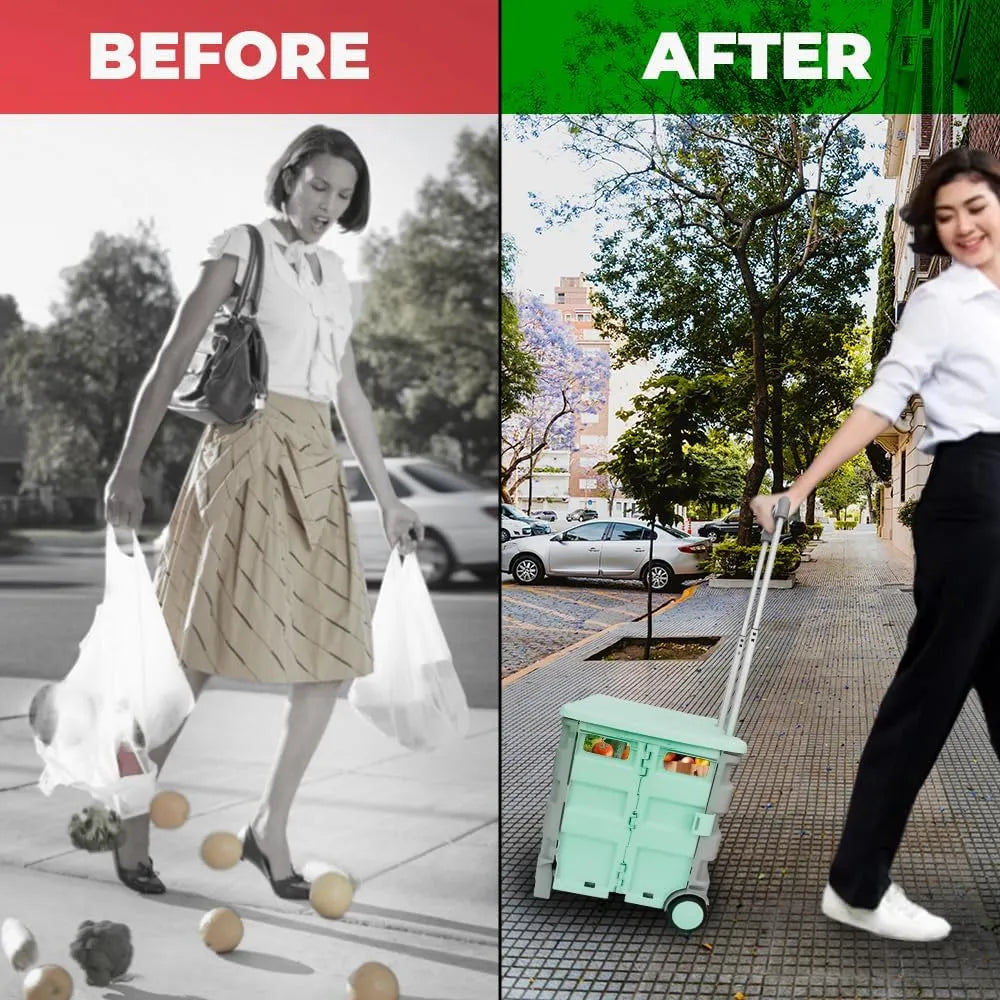 Foldable Plastic Trolley