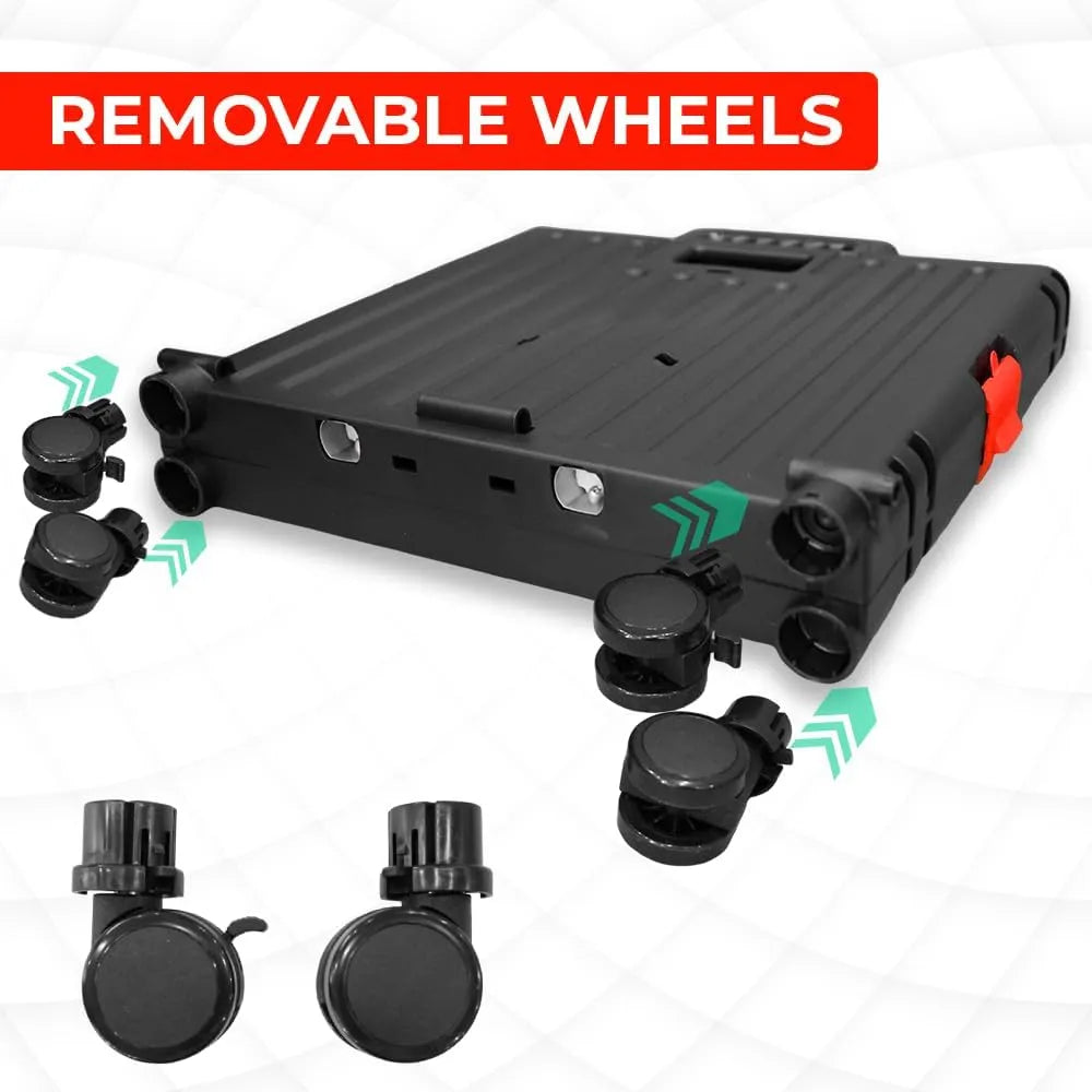 Trolley with wheels