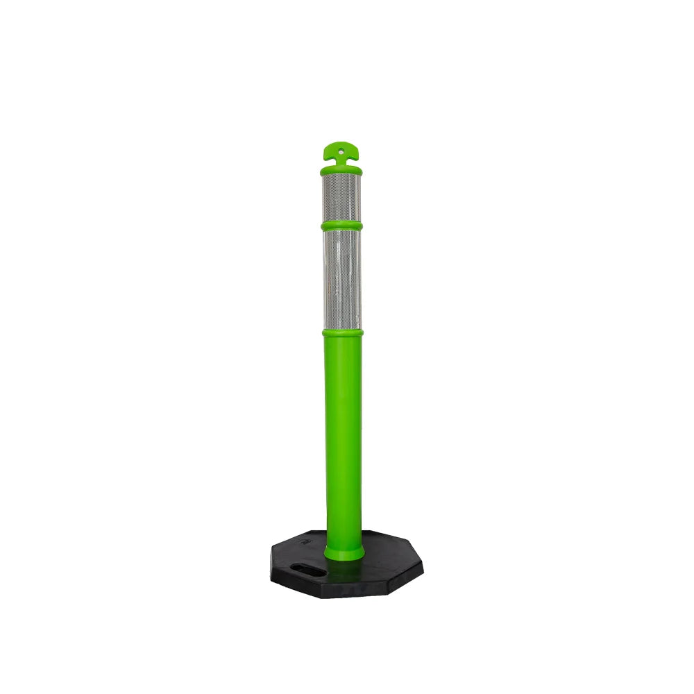 Green Delineator Post