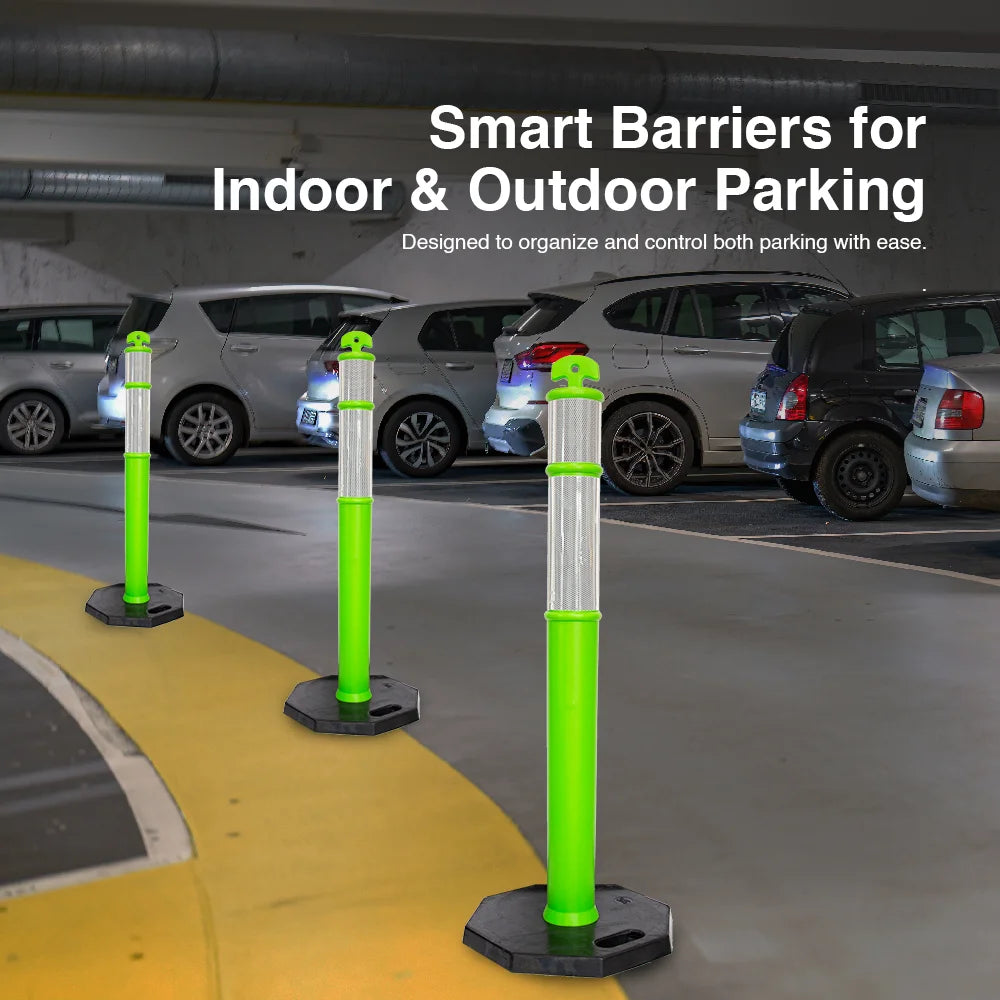 Parking delineator post