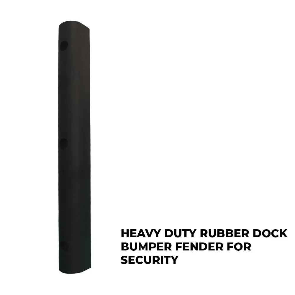 Heavy duty rubber dock bumper