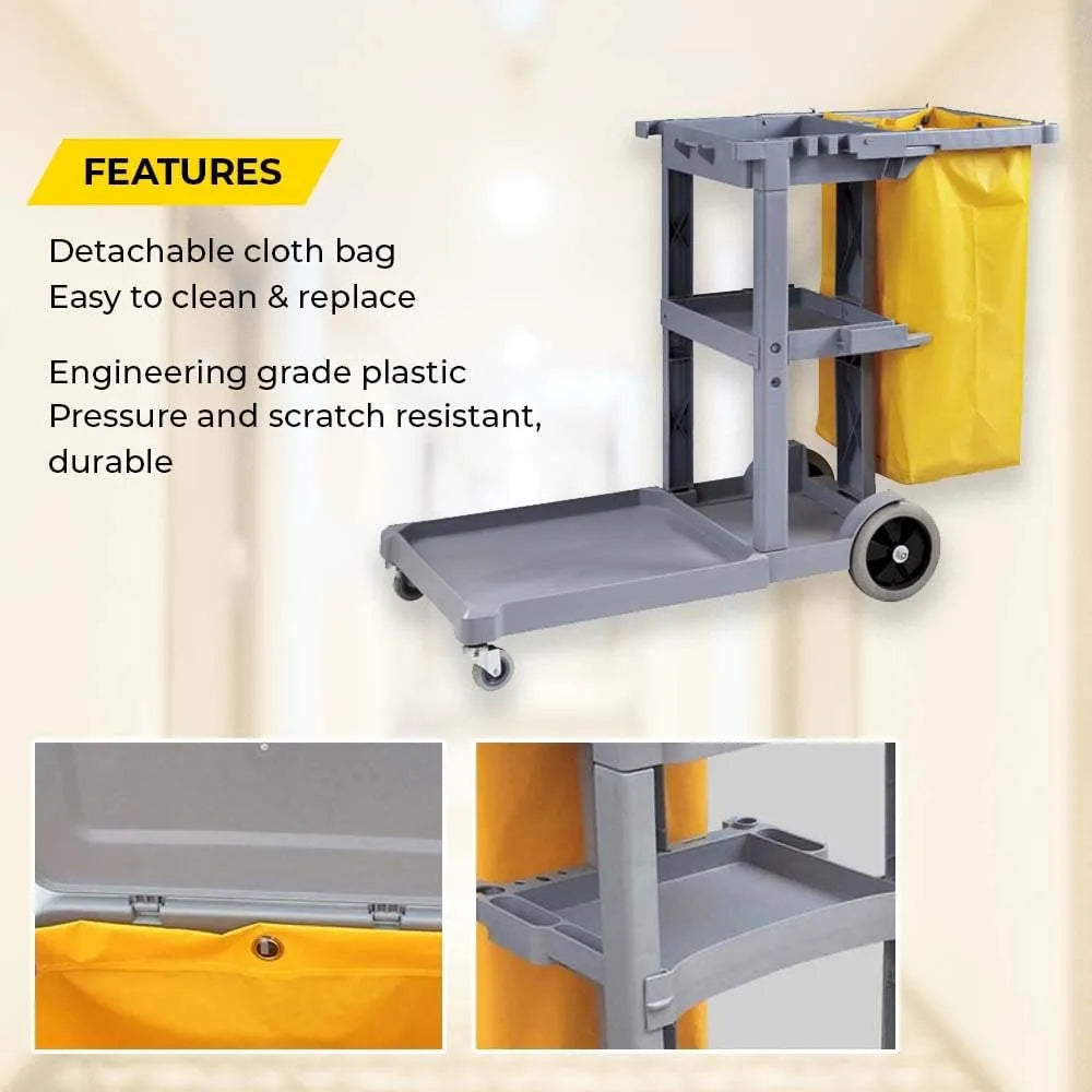 High Capacity Janitor Cart