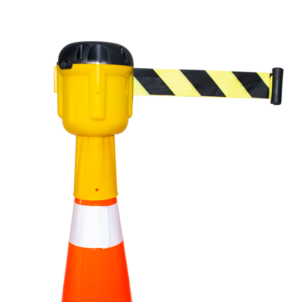 9 Meter Traffic Cone Topper Tape | High Visibility Retractable Belt
