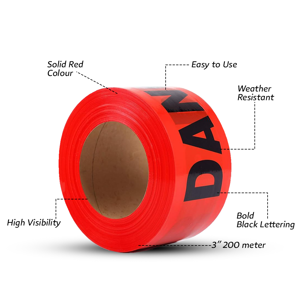 Easy to use warning tape
