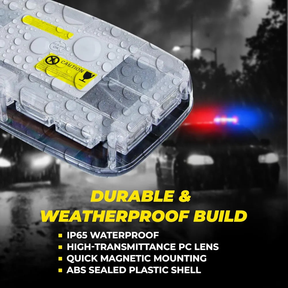 Clear protective cover with magnetic mounting