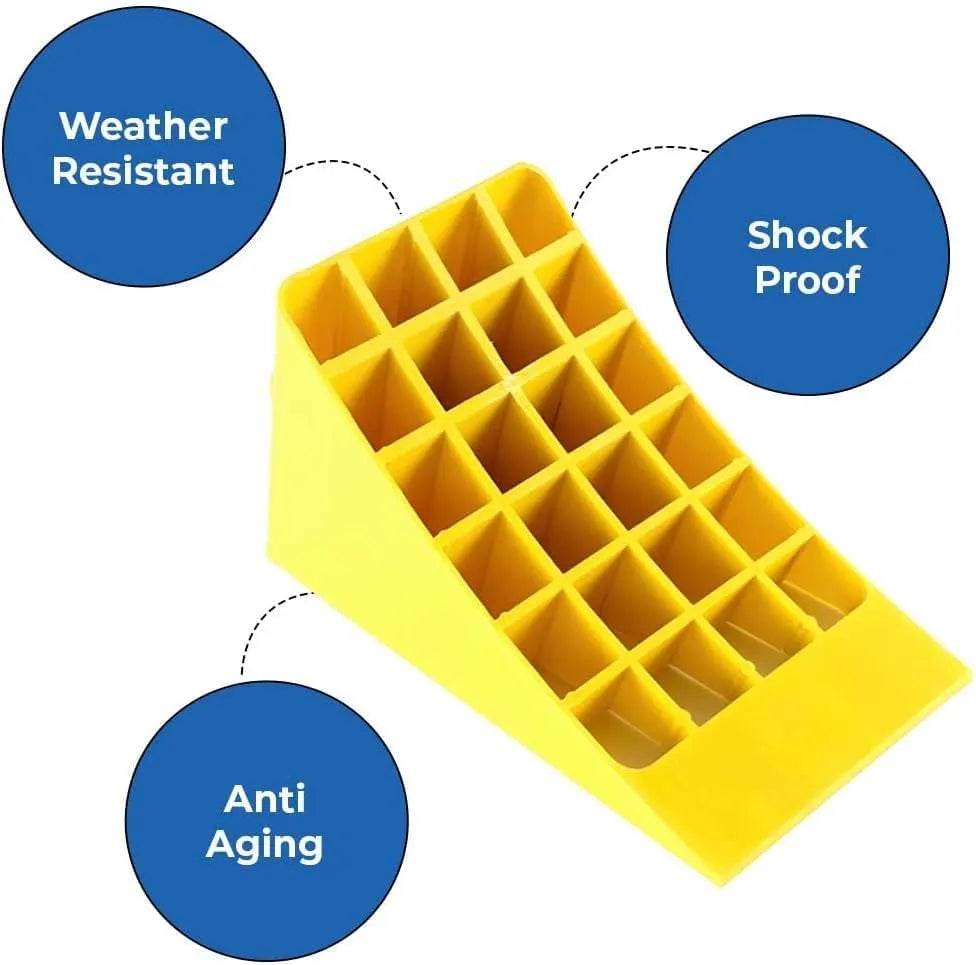 Shock proof wheel stopper
