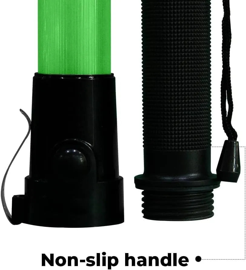 Baton with non slip handle