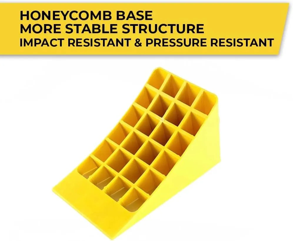 non slip yellow chock