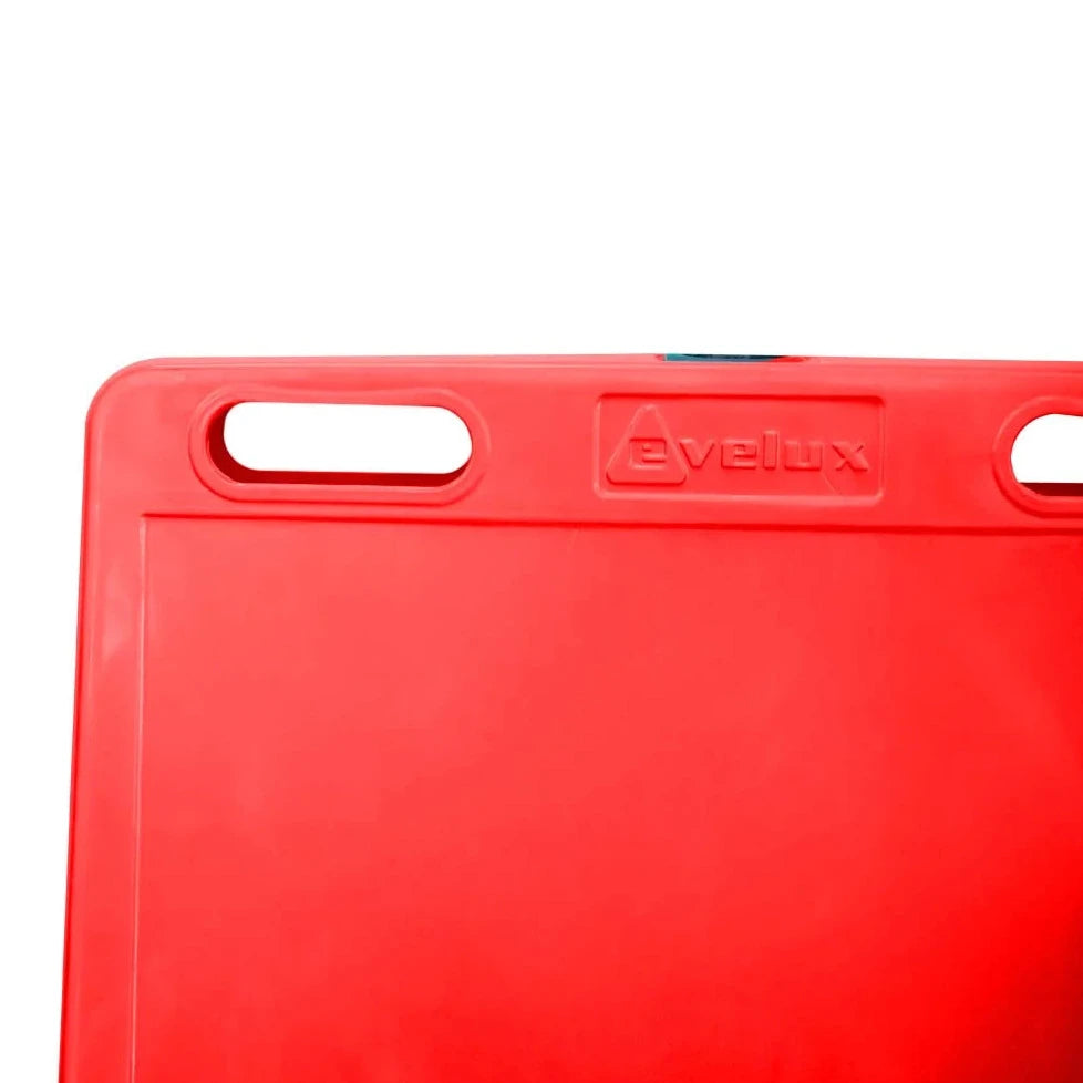 Pavement Sign Road Barrier - Red