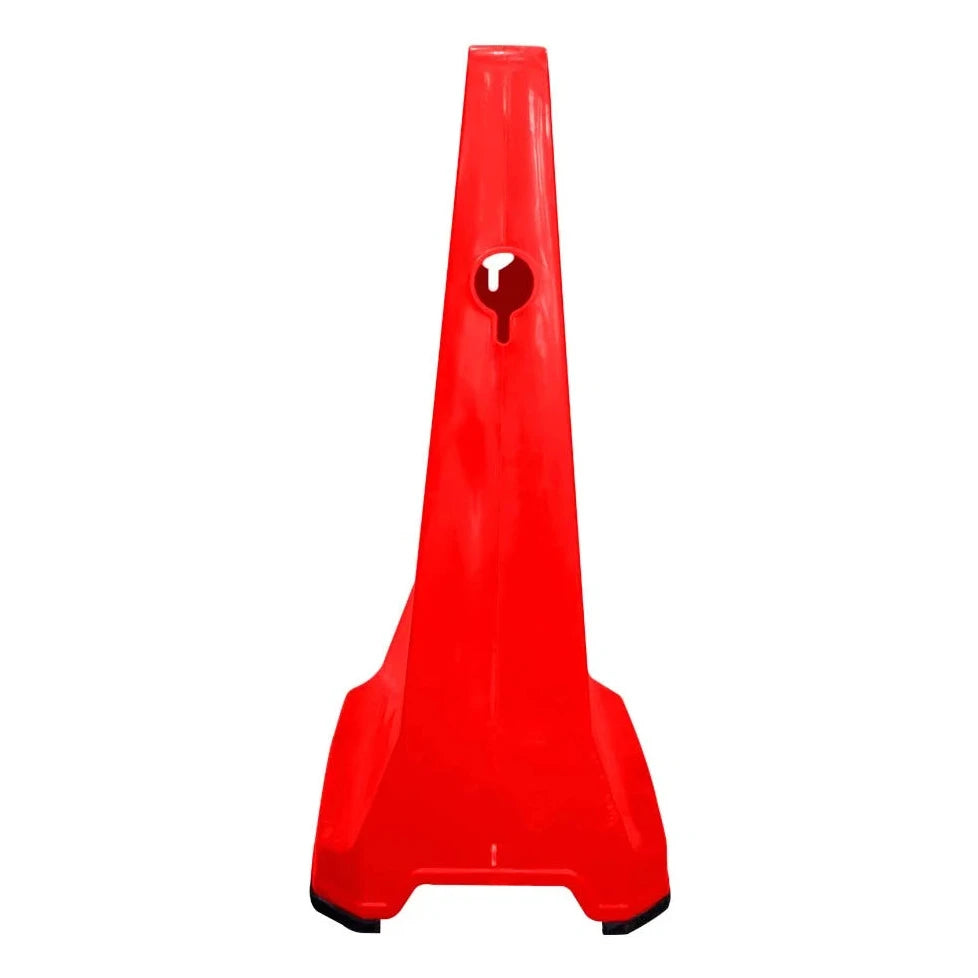 Pavement Sign Road Barrier - Red