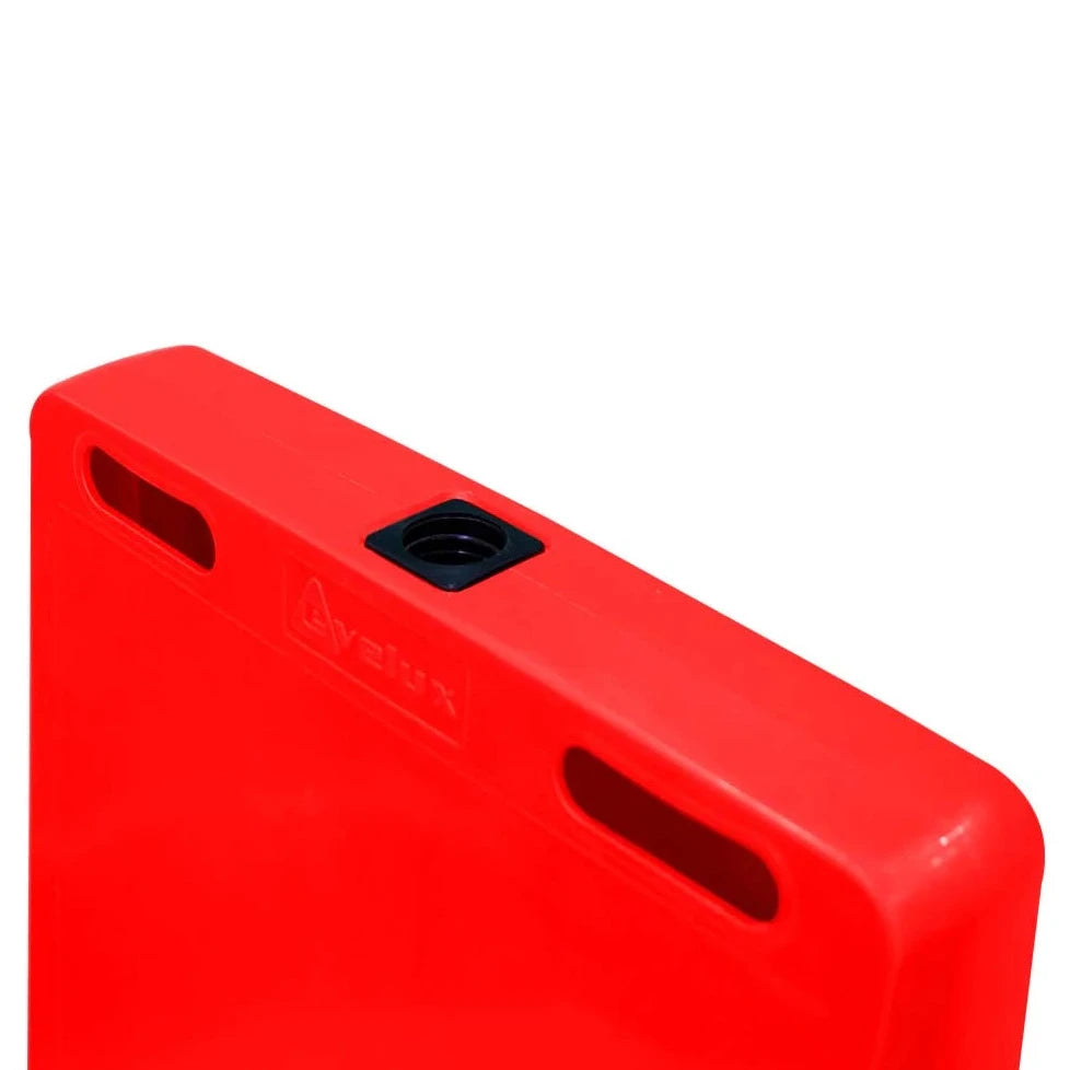 Pavement Sign Road Barrier - Red