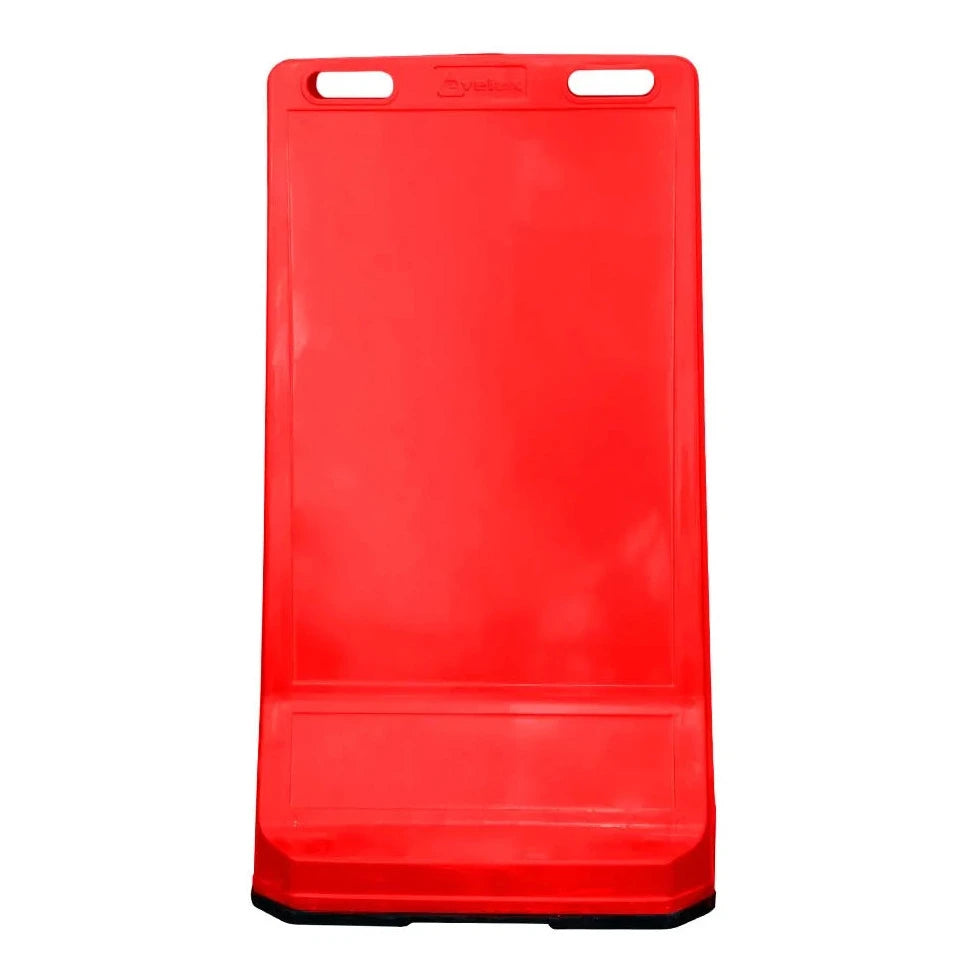 Pavement Sign Road Barrier - Red