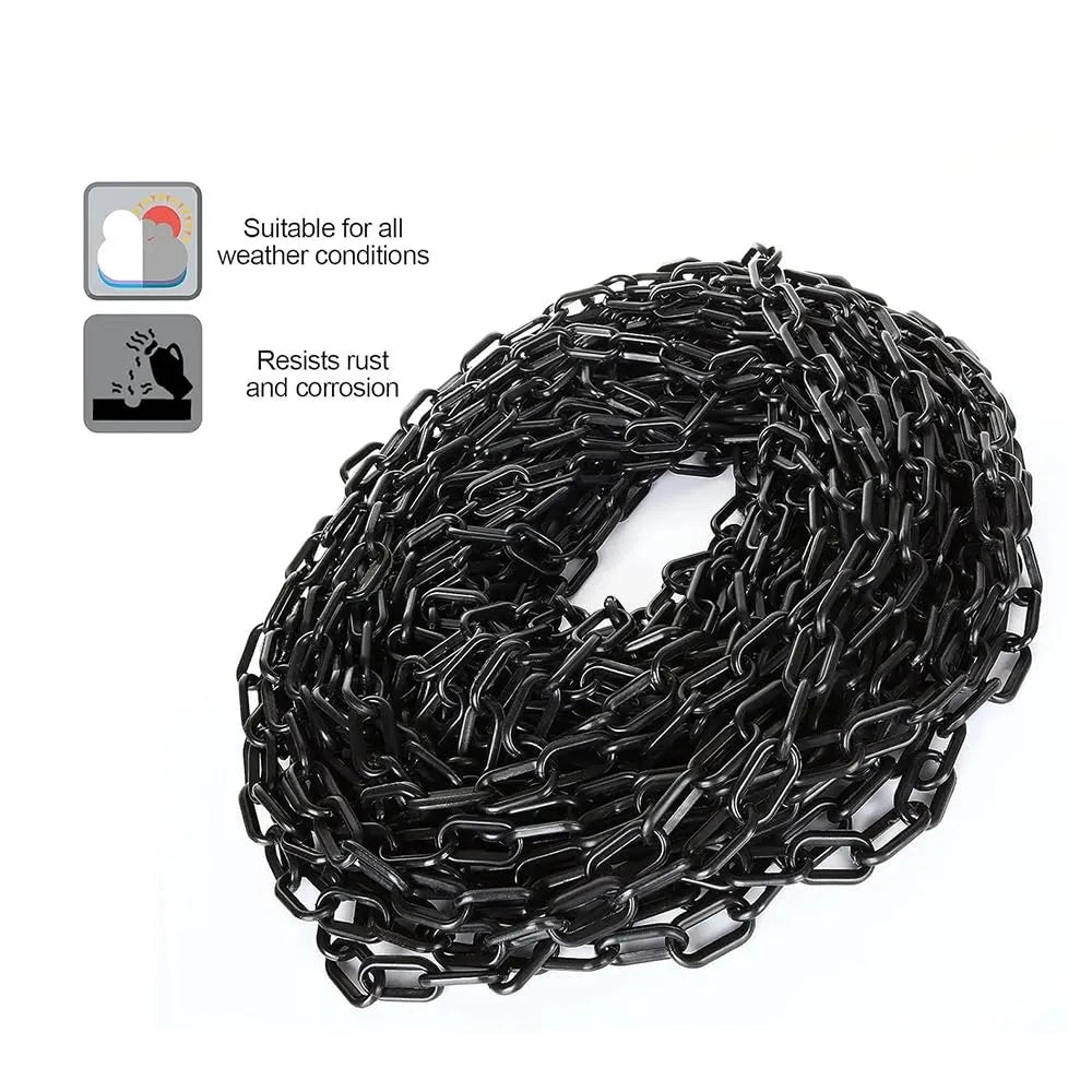 plastic chain black