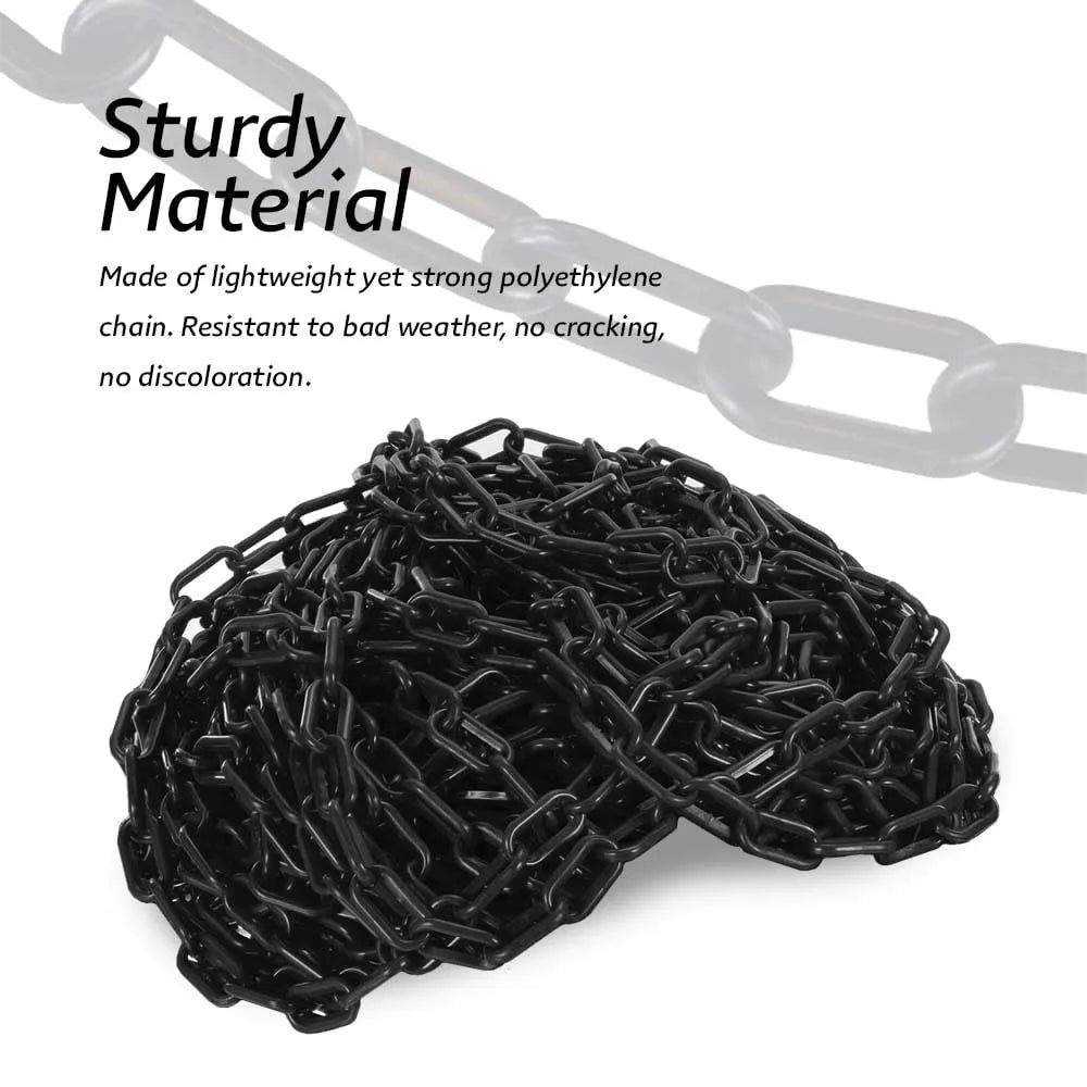 Weather proof plastic chain