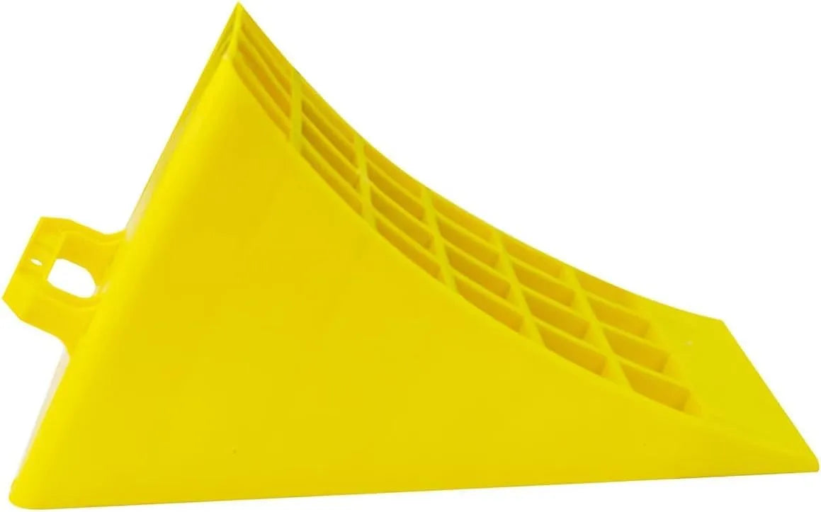 plastic yellow wheel stopper